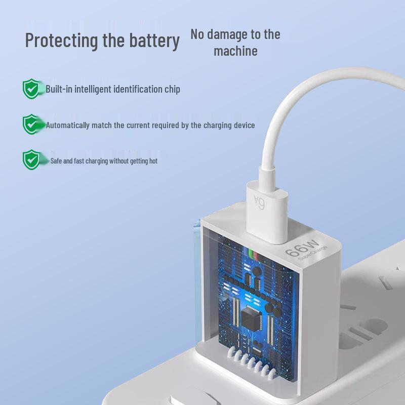 3C Certified 66W Super Fast Charger for Huawei & Honor Flash Charge USB Devices