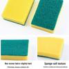 Dual-Sided Absorbent Dish Scrubber Sponge for Kitchen Cleaning