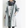 Women S Mid Length Casual Long Sleeve Trench Coat For Autumn