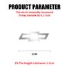 10pcs 3D Nickel Metal Car Interior Dekoration Stickers Badges Auto Styling For Chevrolet Silverado Trailblazer Suburban Traverse