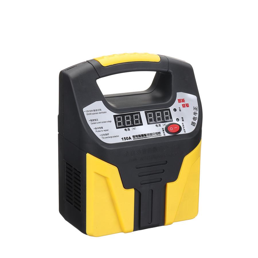 12V24V LCD Car Battery Charger 35AH-200AH 8 Protection