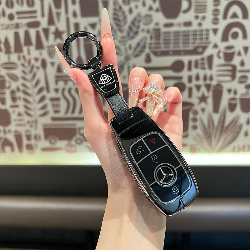 TGM3   TPU Shell Fob Bag Car Key Case Cover for Mercedes Benz W213 W205 W176 W177 W211 W212 W210 W222 Class A Maybach A B C E S R GLS
