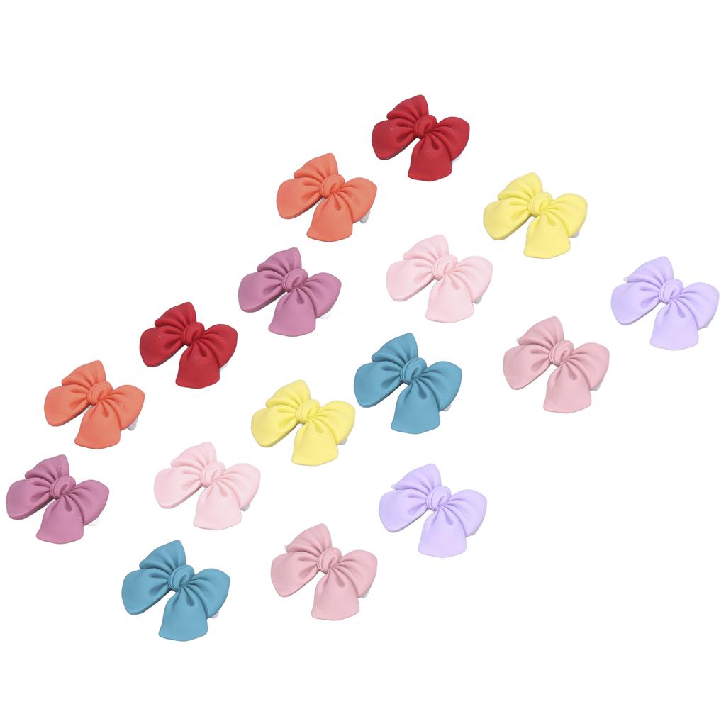16pcs Pet Hair Bow Cute Pet Hair Bowknot Grooming Accessories with Plastic Clip for Dogs Cats