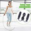 Folding Jumping Rope Foam Handle Antiskid Skipping Rope Wear Resistant Anti Shaking PVC Skipping Rope Fitness Accessories