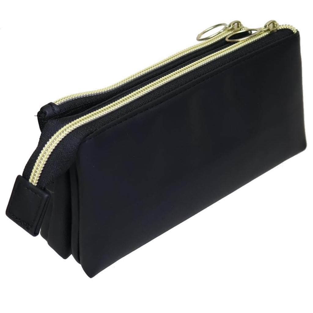 Kamio Japan Pen Case Triangle Multi Pen Case Mesh Ribbon 229536