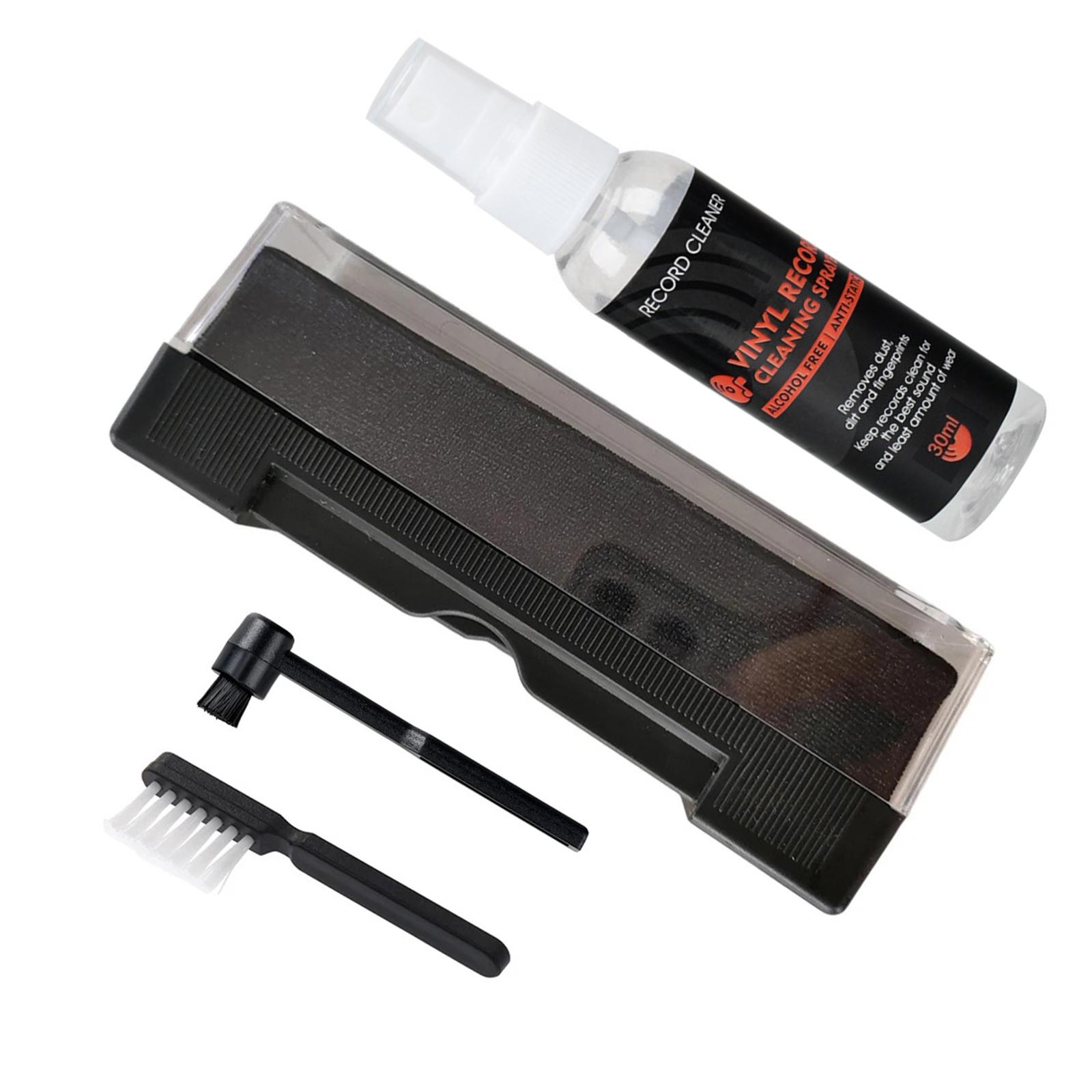 

4 in 1 Record Cleaning Kit with Antistatic Brush Microfibre Brush for Enhances Sound Quality and Longevities Maintenance 1
