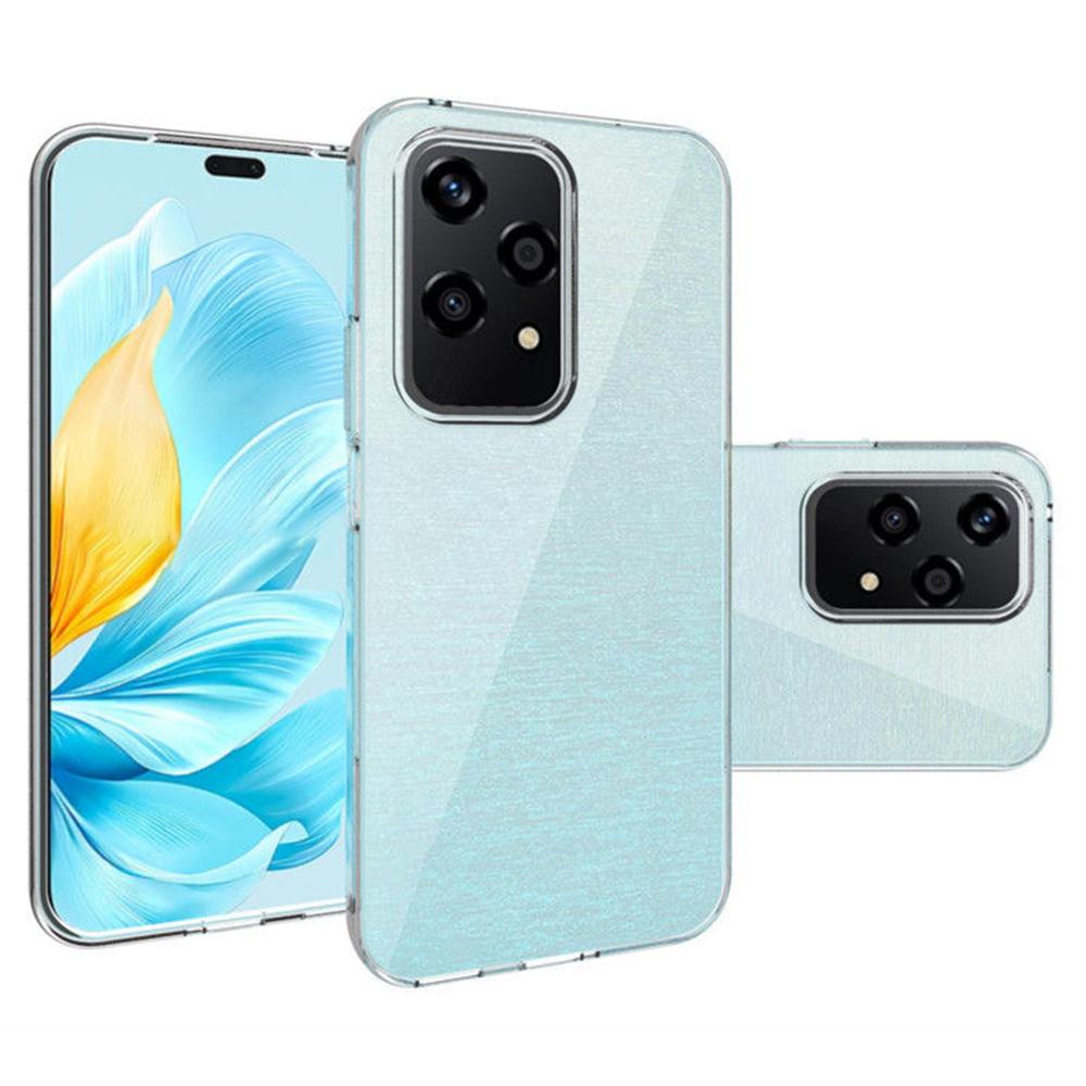 For Honor 200 Lite Cell Phone Case Ultra Thin Transparent TPU Back Cover with Big Lens Hole