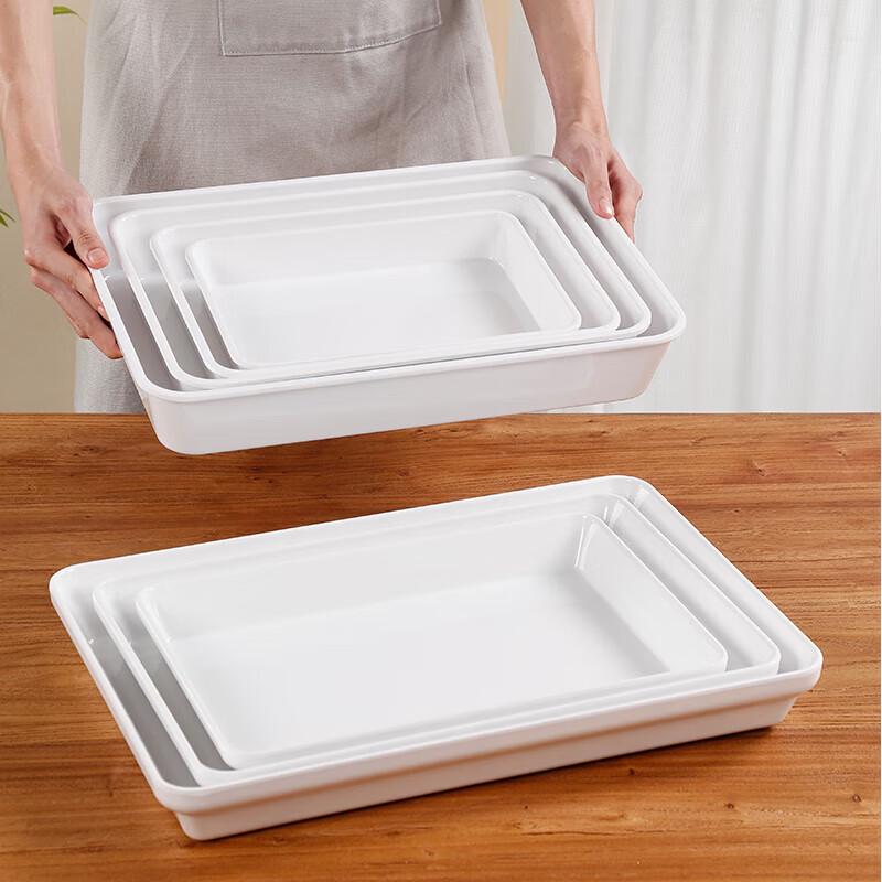 Bellein Melamine Rectangular Food Display Plate