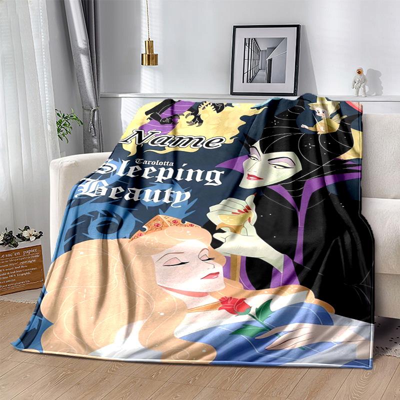 Custom 1pc Maleficent's Tale Blanket, Soft And Comfortable Blanket, Casual Warm, Camping Travel Blanket, Birthday Gift Q910165