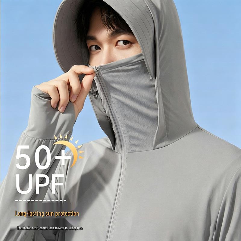 UPF50+ Ice Silk Sun Protection Jacket for Men & Women - Lightweight UV Protection for Summer Outdoor Activities