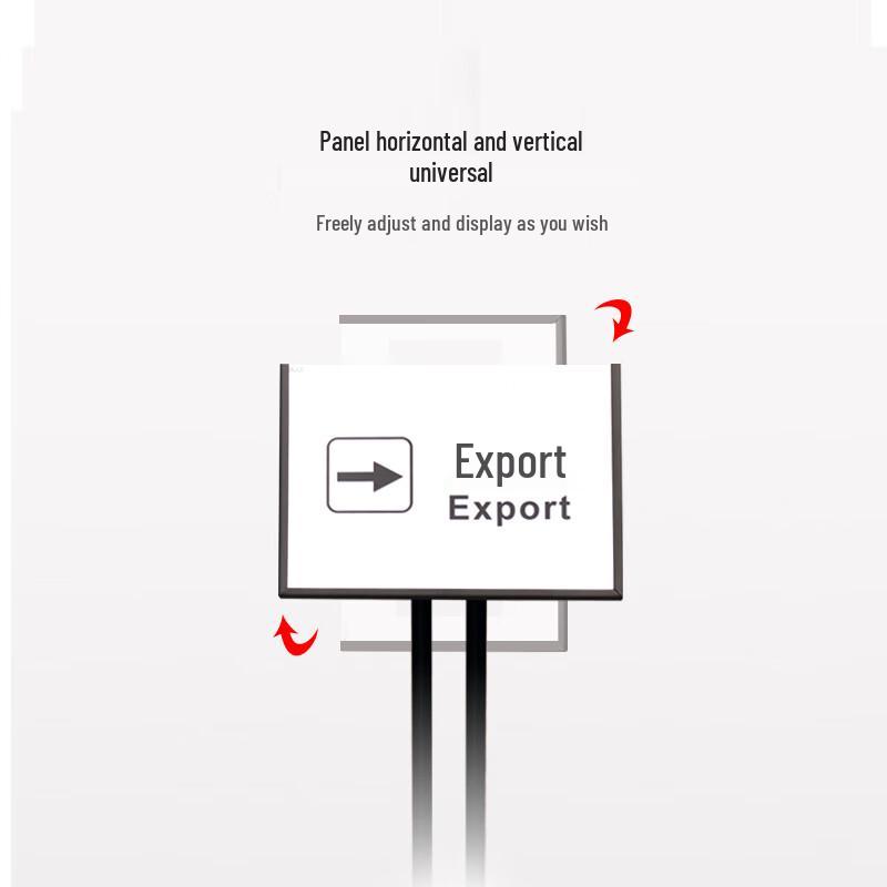 Outdoor Floor-Standing Display Sign Stand