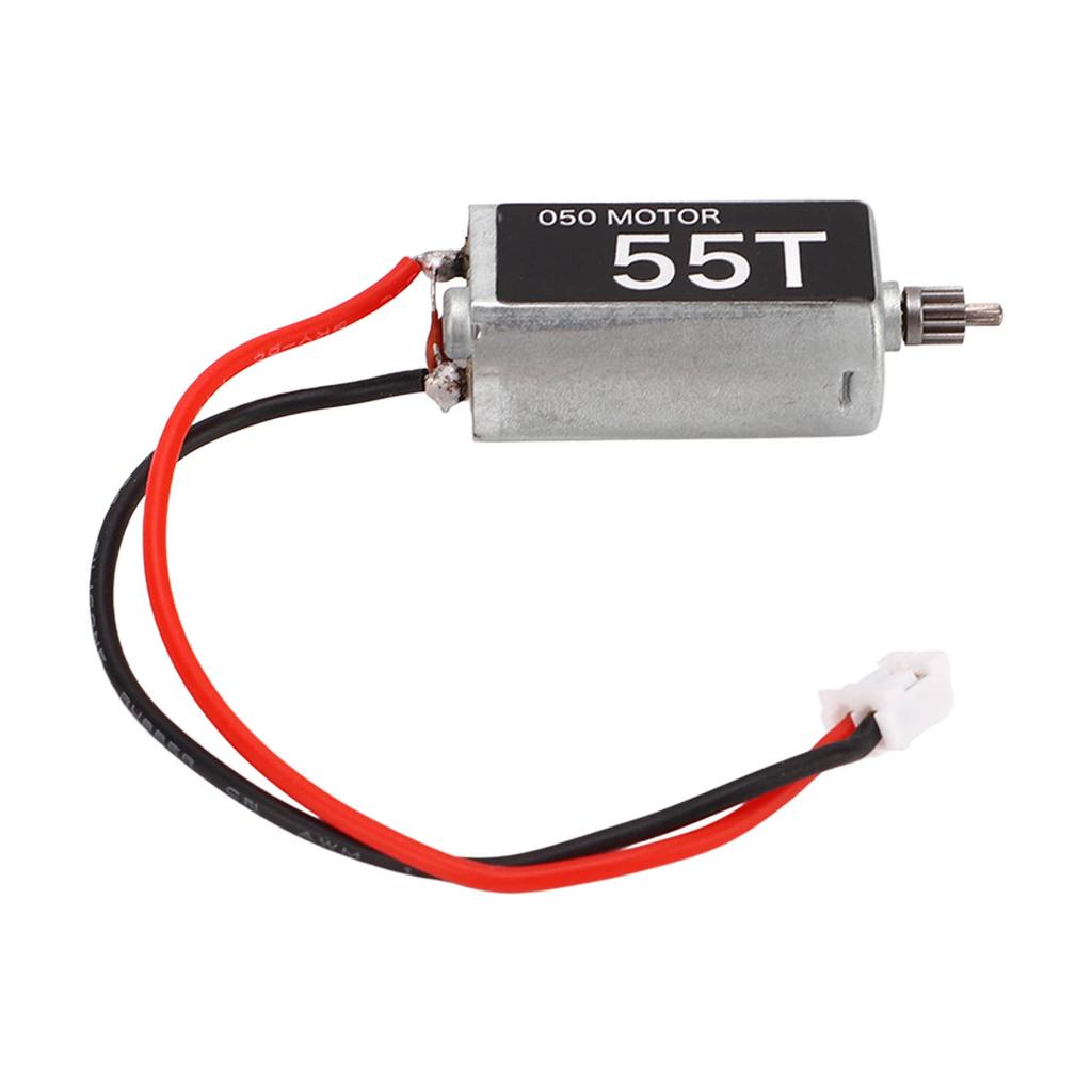 RC Bushed Motor High Torque 050 55T Motor with 11T Pinion Gear for AXIAL SCX24 1/24 RC Crawler Car