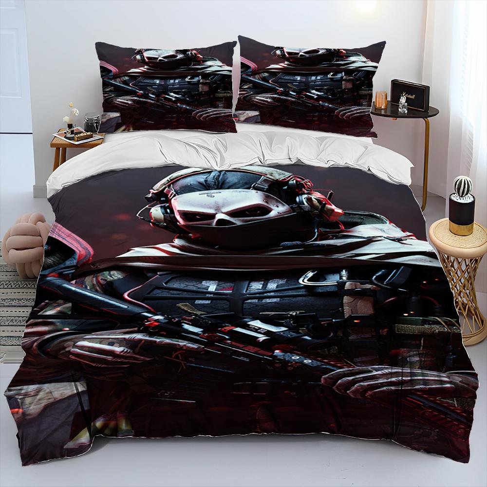 3DPrinting Game Call Of Duty Comforter Bedding Set,Duvet Cover Bed Set Quilt Cover Pillowcase,king Queen Size Bedding Set Kids