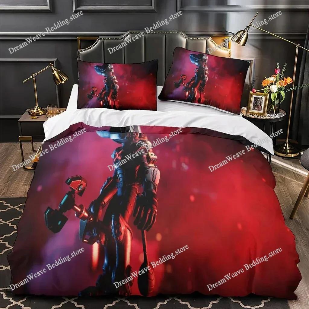 Gioco Ratchet Clank Rift Apart Federa per Piumino Federa per Cuscino Set Biancheria da Letto Singolo Matrimoniale Queen King Size per Arredo Camera da Letto