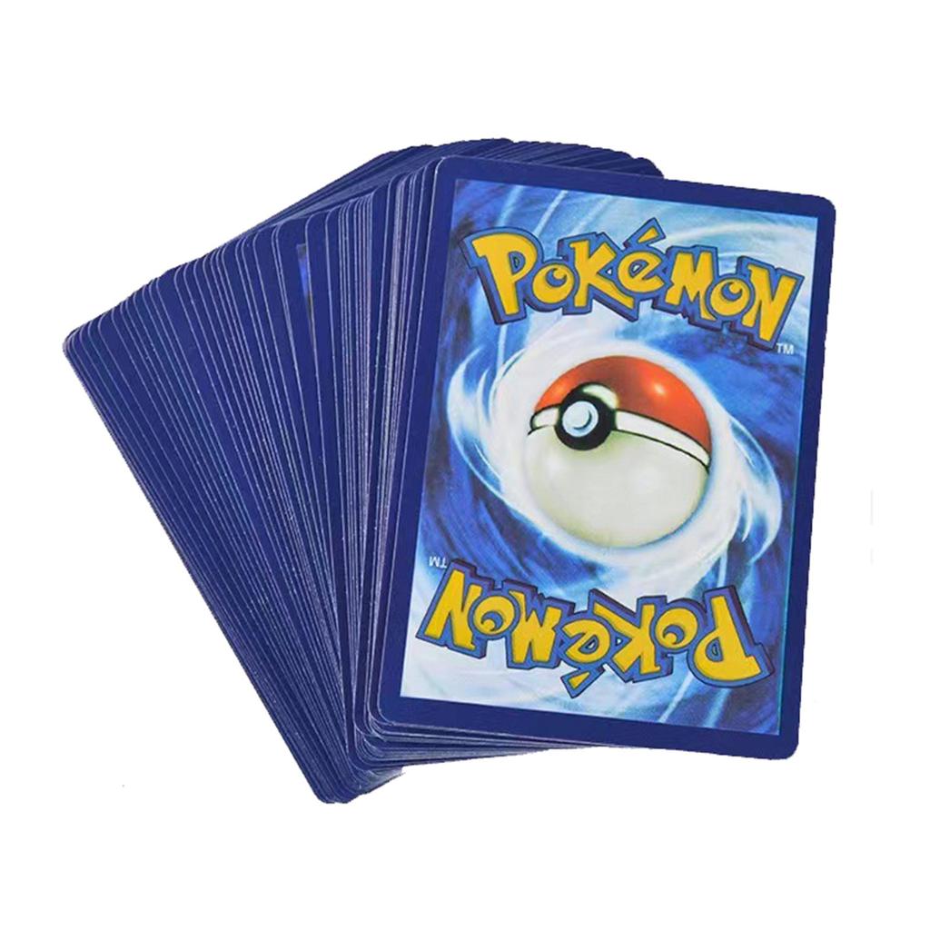100 Cartes TCG Colorées Feuille d'Or Assorties, Carte Charizard GX V- DX Carte Commune/Peu Commune Carte V-max Collection