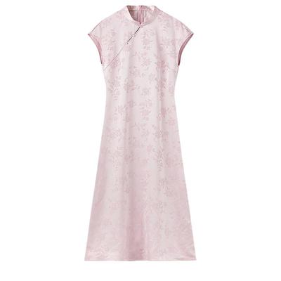 Women's Elegant Jacquard Cheongsam Dress
