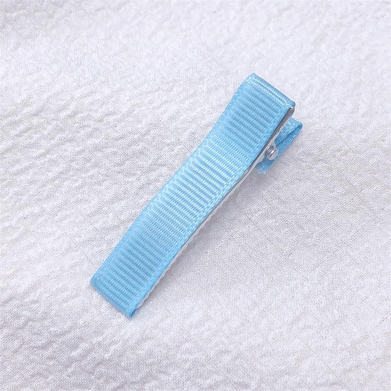 Kinder Entenschnabel Haarspange, Halb-umwickeltes Stoffband, DIY-Zubehör