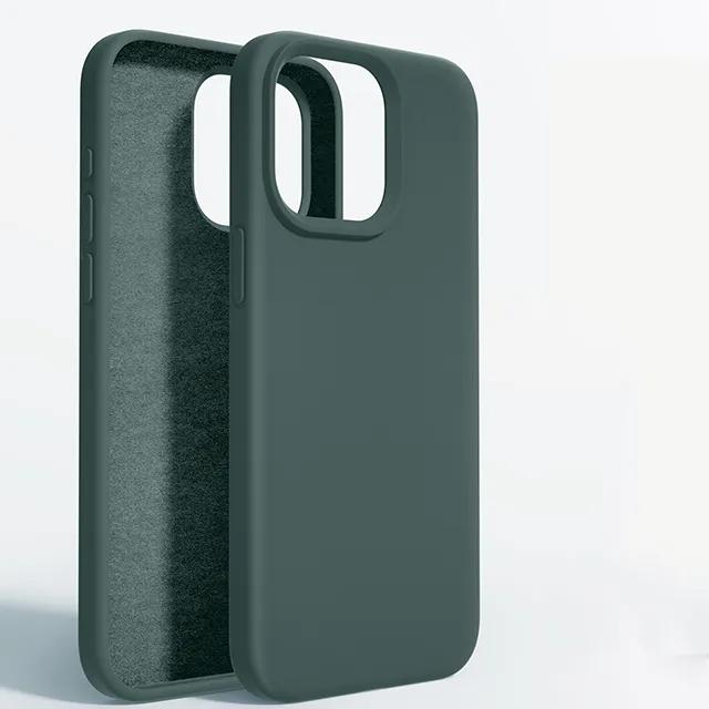 Luxury Silicone Shockproof Case For Apple iPhone15 14 13 12 11 Pro Max Phone Cases For 13 12 Mini X XS XR 6 7 8 14 15 Plus Cover