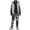 Nike Solid Color Logo Print Hooded Velcro Zipper Down Vest Kids vests Silver DZ9728-048