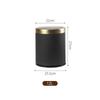 Odor-Sealing 12L Garbage Bin Press Type Living Room Dustbin Kitchen Trash Can  Garage Toilet