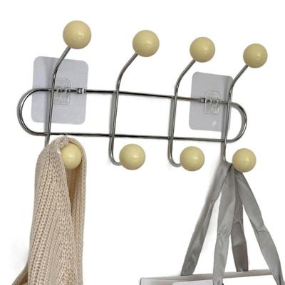 Metal Multi-functional Hook Wall-mounted Wall Hook Multi-purpose Key Storage Hook  Entryway