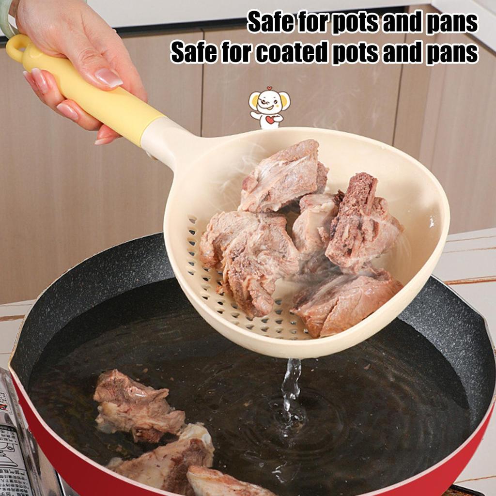 Big Spoons For Cooking Heat-Resistant Large Strainer Perforated Soup Spoons Kitchen Utensils For Serving Restaurant Apartment