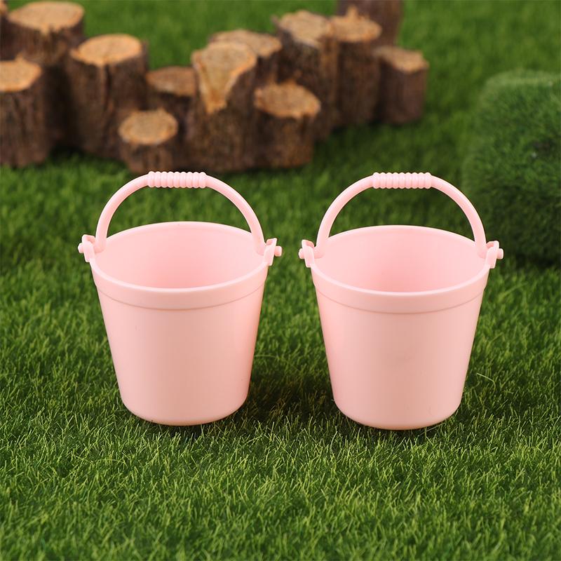 1:12 Dollhouse Miniature Watering Can Bucket Sprinkler Shovel Model Gardening Tools Decor Toy Doll House Accessories