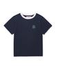 AECA (Woman) Sports Club Ringer Half Sleeve Tee-Navy