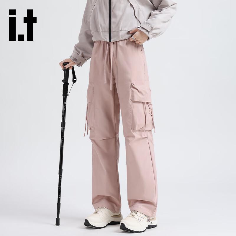 Izzue Unisex Waterproof Cargo Parachute Pants