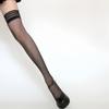 Ultra-fino transparente náilon meias longas meias femininas jk lolita coxa meias altas estilo japonês bolinhas joelho meias altas