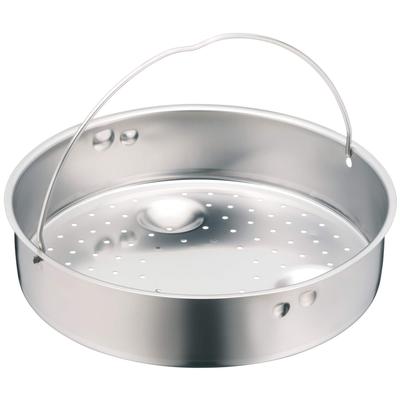 WMF Pressure Cooker Steamer "WMF Steamer 22cm for 3.0L, 4.5L, and 6.5L" with Stainless Steel Slatted Base (W0789416000)