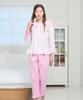 LBYL Pink Frill Stripe Pajama Set