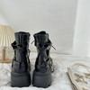 Elegant Chunky Heel High-Top Fashion Fairy Boots 2025 - Comfortable, Breathable, Street Style.