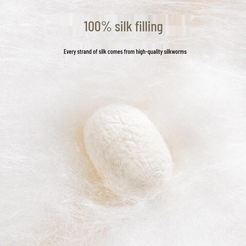 SILKUEEN All-Season Mulberry Silk Quilt