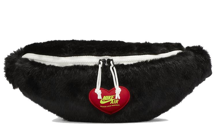 Nike X Olivia Kim Heritage Faux Fur Waist Bag Fanny Pack CT7959-010