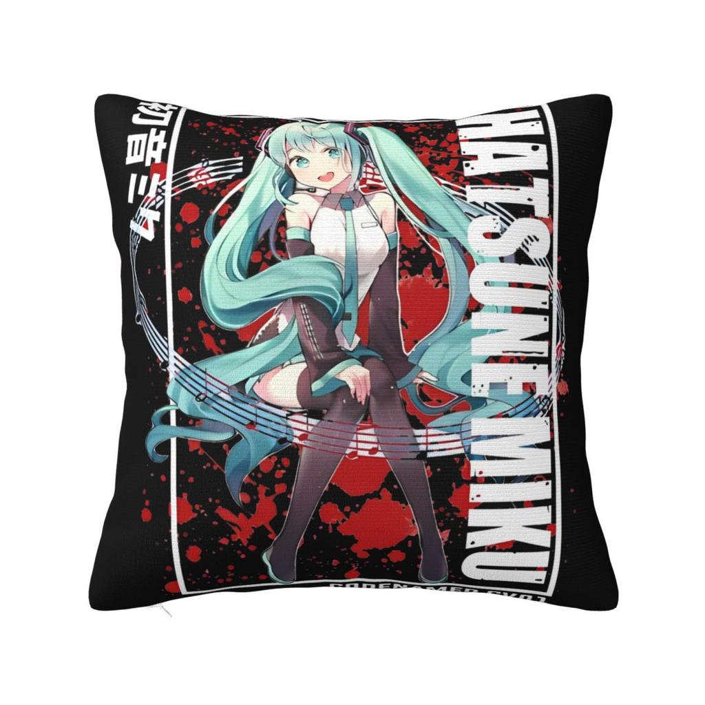 Neuer Stil Auto Hatsune Miku Dekoration Kissenbezug Füllkissenbezüge Quadratisch Mehrere Größen