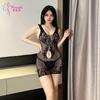 Sexy Fun Mesh Sex Lingerie Seduction Large Size Passion Bed Free Pajamas Stockings Pajamas Revealing Clothes