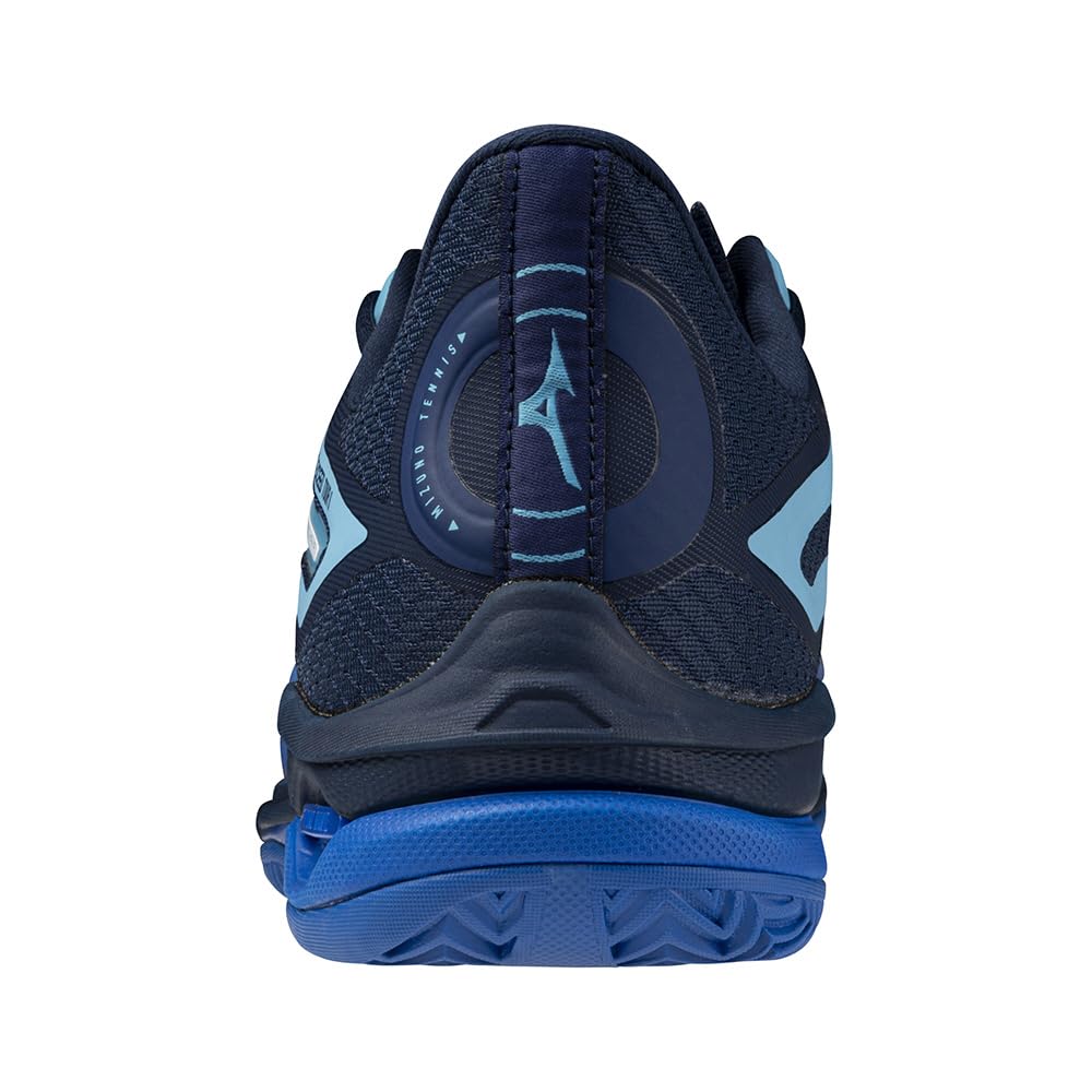 Tennis Shoes Wave Exceed TOUR 6 OC Artificial Grass Court Club Activities Lightweight Soft Tennis Hard Tennis Blue X White X Navy Cm 2E [Mizuno]