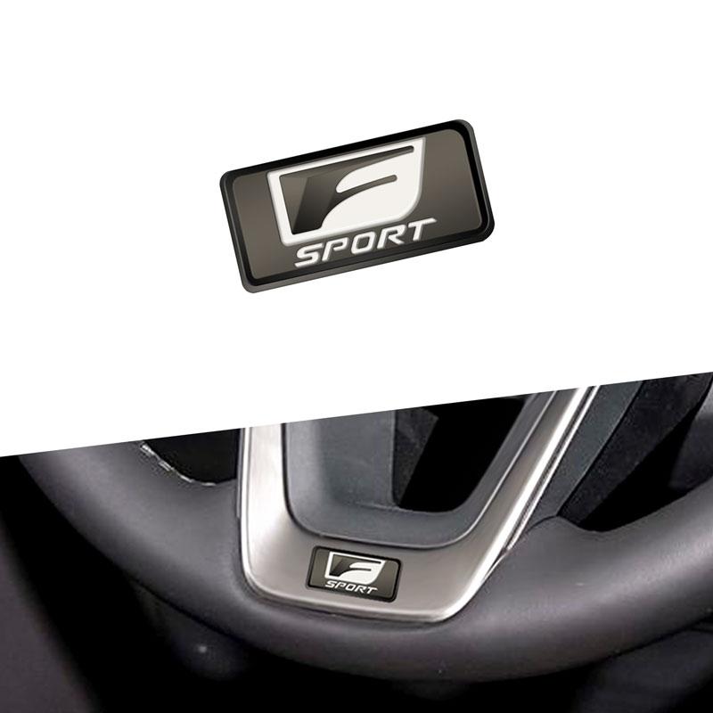 3D Kovový emblém F Sport Emblém na volant auta Nálepky Samolepky Pro IS200 IS250 ES300 GS350 GS430 GX470 ES250 CT200h NX RX
