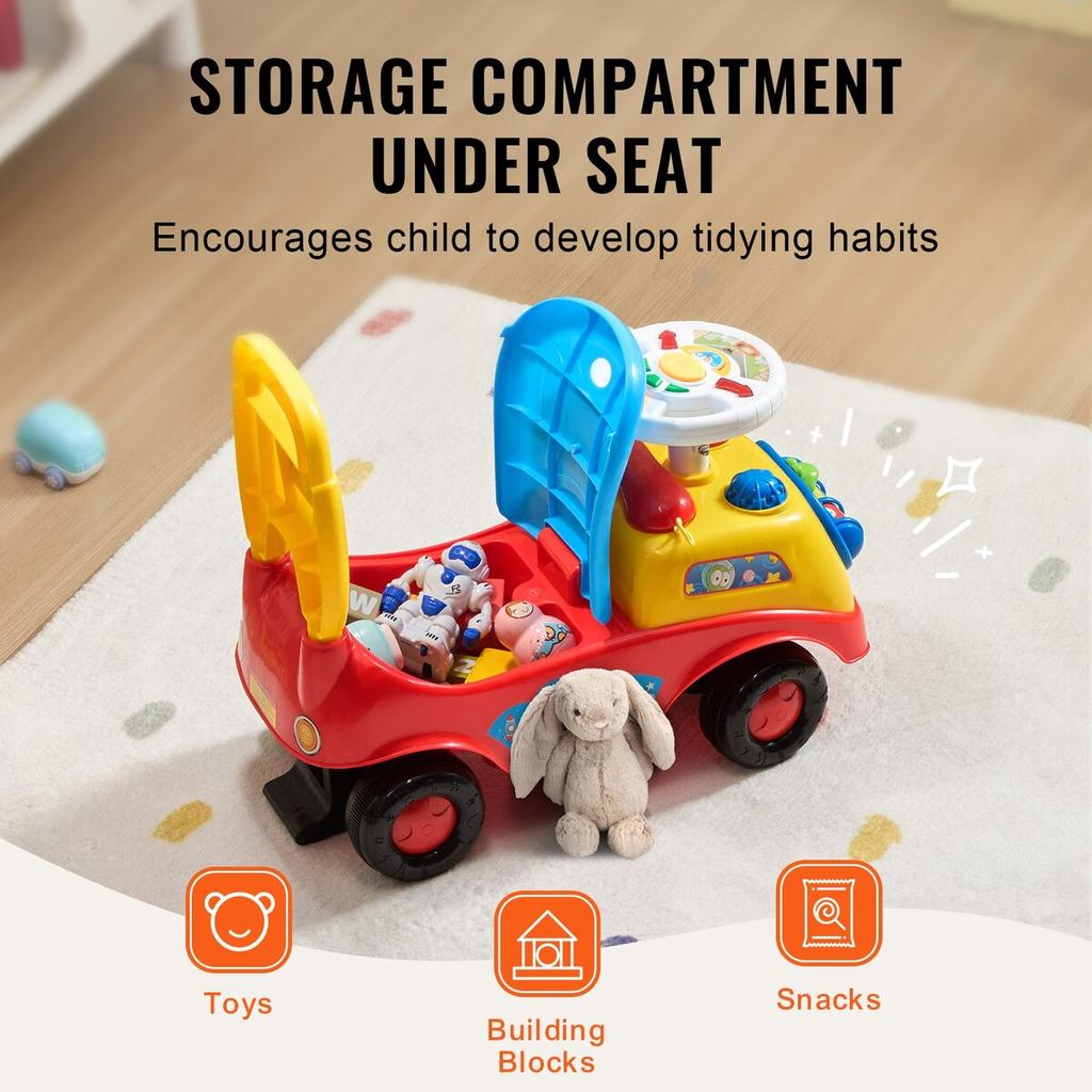Ride On Car Boys Girls Push Along Toy Car Stroller for Toddler 1-3 Years