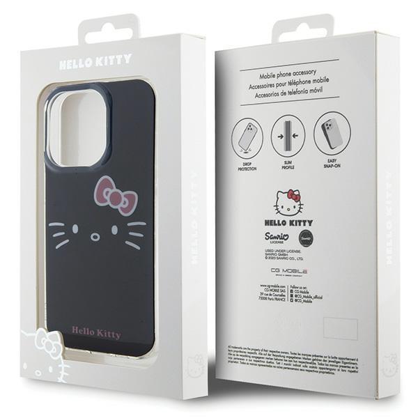 Hello Kitty HKHCP15LHKHLK iPhone 15 Pro 6.1" Black/black Hardcase IML Kitty Face