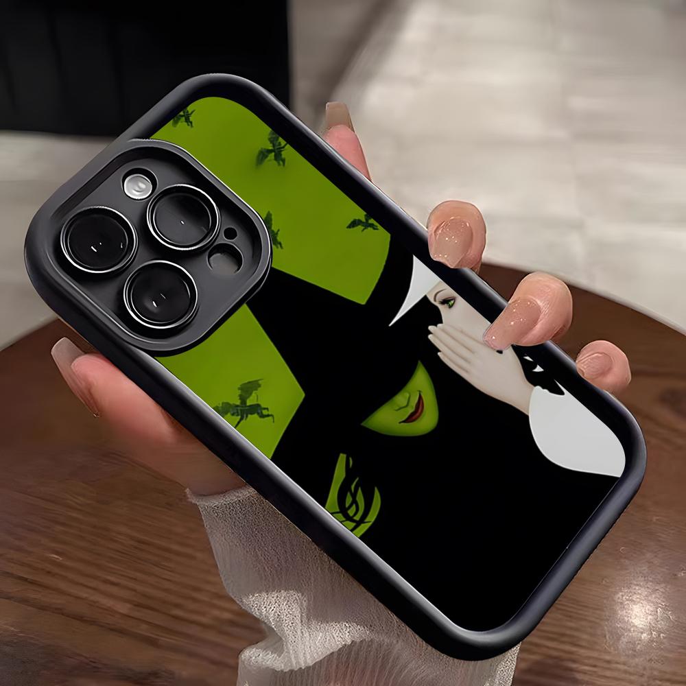 

Wicked Musical Green Phone Case For IPhone 17 Pro Max 15 Pro 16 14 Plus 12 13 Mini 11 Pro Shockproof Soft Cover iPhone 13