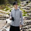1011 Sunscreen Clothing UPF10 + Summer Ice Silk Breathable Fishing Clothing Men's and Women's UV Protection Skin Clothing Hooded Jacket
