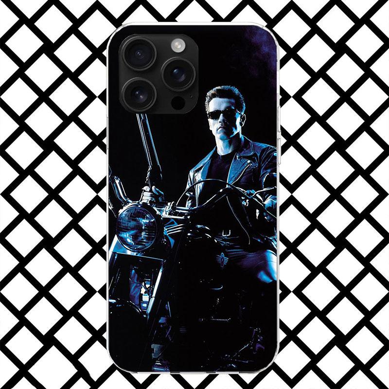Arnold Schwarzenegger Terminator Pouzdro na telefon pro iPhone 17 Air 16 16E 15 14 Plus 13 Mini 12 11 Pro Max 7 8 + SE 2020 Měkký kryt F