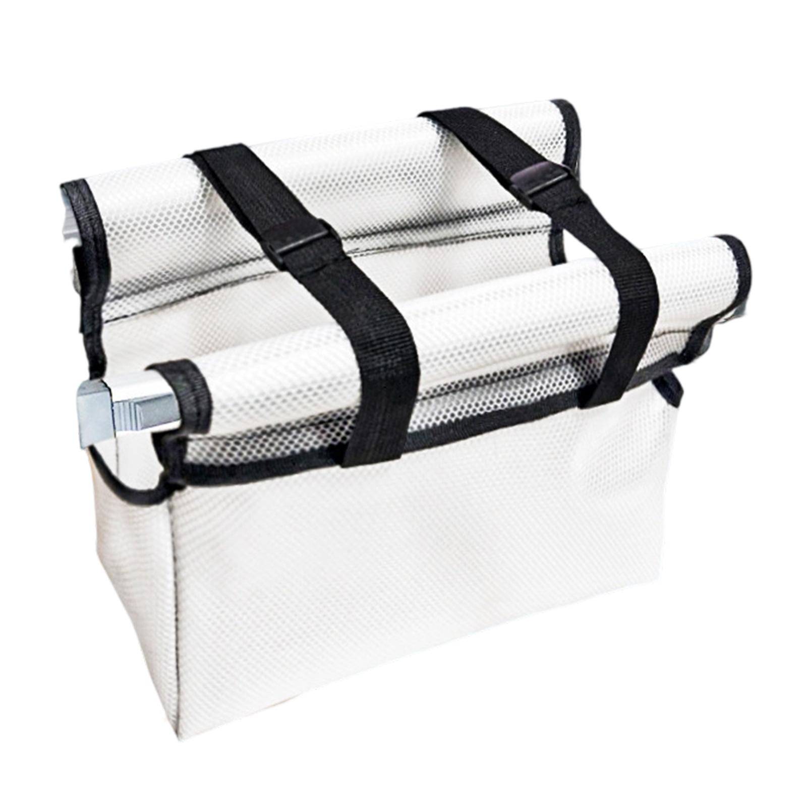 

Large Capacity Tool Pouches For Folding Ladders Featurings Adjustable Shoulder Strap AntiSlip Base Durability Fabric белый