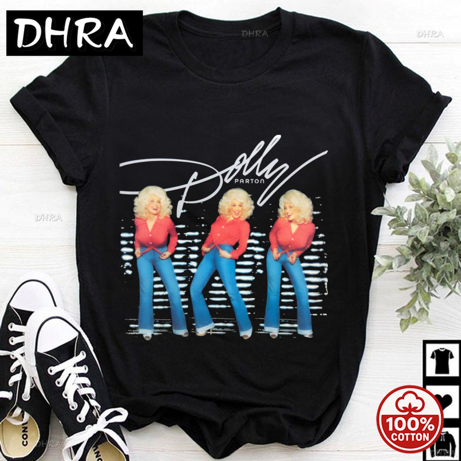 Dolly Dolly Parton T Shirt Funny Cotton Tee Unisex In Harajuku Fashion For Women T Shirts Graphic Tee Stylish Gothic Retro S