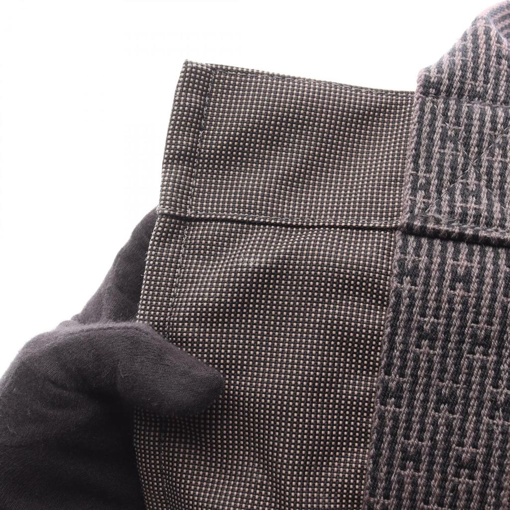 Used HERMES HerlinePM Tote Bag canvas Gray Used Women