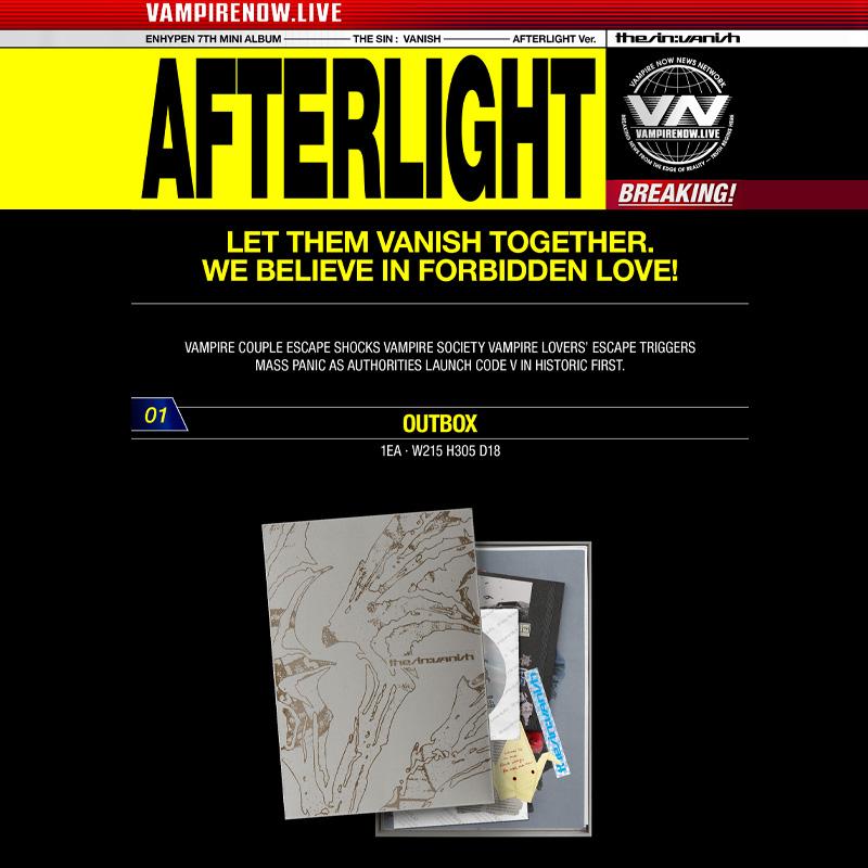 [PŘEDOBJEDNÁVKA] ENHYPEN – THE SIN : ZMĚNIT (ZAKÁZANÝ / DOSVIT / BOUŘE Ver.)