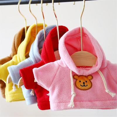 Cartoon Doll Tops Overalls Hoodie Mini Knit Sweater Toys Stuffed Animal Doll Clothes For 30/40/50 CM Plush Toy Clothes Accessory