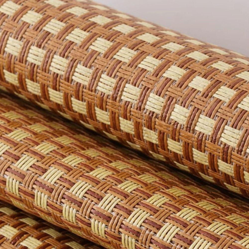 4 Piece Breathable Rattan Cooling Seat Cushion Non-slip Car Chair Cushion Seat Cover  Office